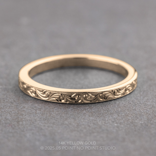 Vintage Classic Straight Wedding Ring, 2mm
