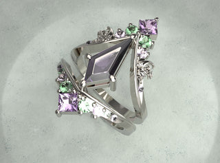 Custom Gothic Empress Engagement Ring