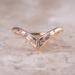 Fawn Wedding Ring, 7 Diamond