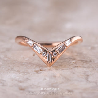 Fawn Wedding Ring, 7 Diamond