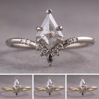 Kite engagement ring
