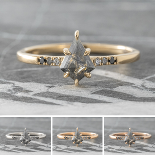Kite engagement ring