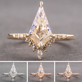 Kite Lab Diamond Engagement Ring, Avaline Setting