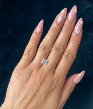 Princess Cut Moissanite (multiple sizes)