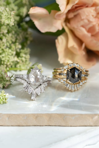 1.82 Carat Icy Pear Diamond Engagement Ring, Eliza Setting