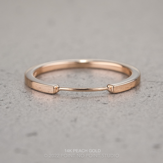 Harper Wedding Ring Cuff, Loaf Band