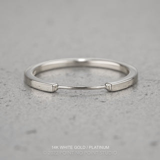 Harper Wedding Ring Cuff, Loaf Band
