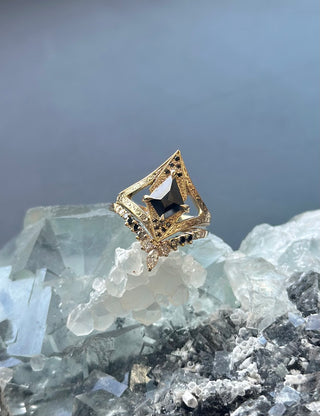 black diamond ring women's