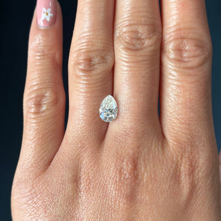 Brilliant Cut Pear Moissanite (multiple sizes)