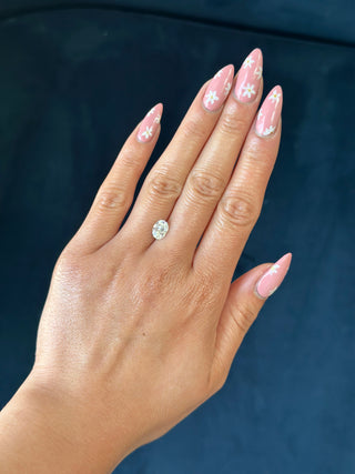 Brilliant Cut Oval Moissanite (multiple sizes)