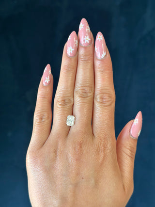 Radiant Cut Emerald Moissanite (multiple sizes)
