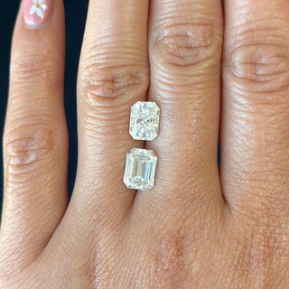 Step Cut Emerald Moissanite (multiple sizes)