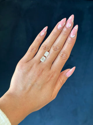 Step Cut Emerald Moissanite (multiple sizes)