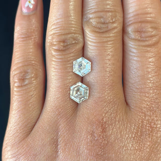 Step Cut Hexagon Moissanite (multiple sizes)