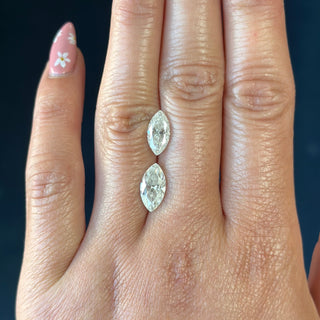 Brilliant Cut Marquise Moissanite (multiple sizes)