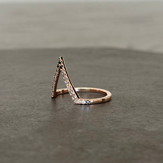Victoria Wedding Ring, 25 Ombre Diamond