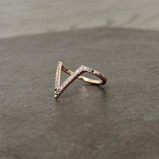 Victoria Wedding Ring, 25 Ombre Diamond