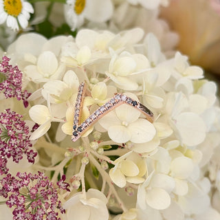 Victoria Wedding Ring, 25 Ombre Diamond