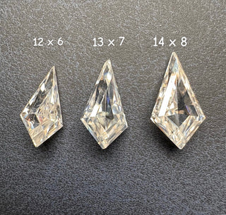 Double Cut Kite Moissanite