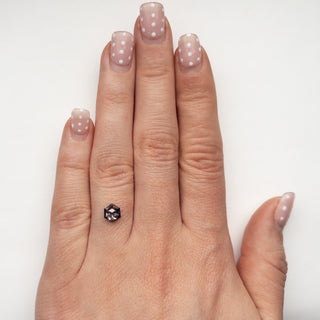Salt and pepper hexagon diamond