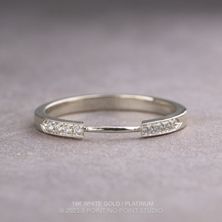 Jamie Wedding Ring Cuff, 8 Diamond