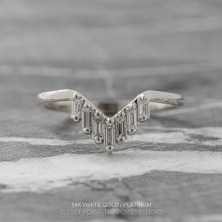 Juniper Wedding Ring, 7 Diamond, Loaf Band