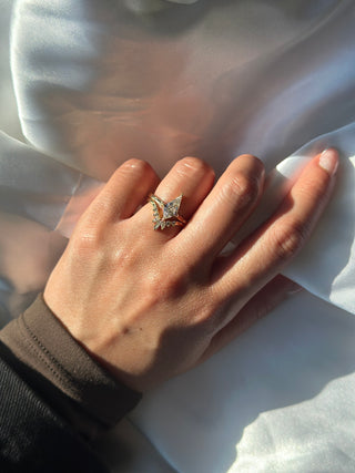 Kite Lab Diamond Engagement Ring, Lark Setting