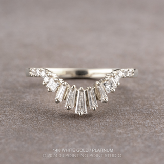 Large Wrenlee Wedding Ring, 15 Diamond