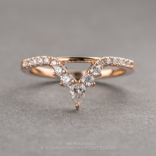 Large Cassiopeia Wedding Ring, 17 Diamond