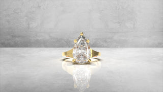 Custom Lab Diamond Faye Engagement Ring