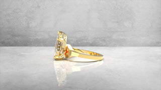 Custom Lab Diamond Faye Engagement Ring