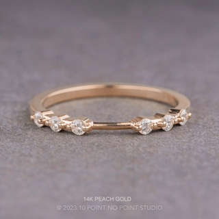 Nova Wedding Ring Cuff, 6 Diamond