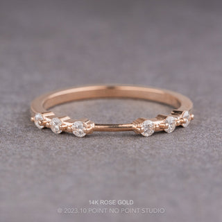 Nova Wedding Ring Cuff, 6 Diamond