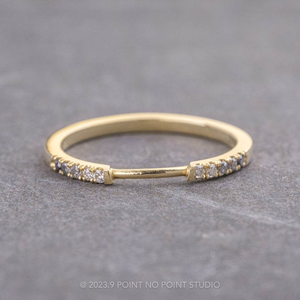 Diamond Wedding Cuff – Point No Point Studio