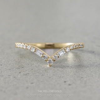 Palomino Wedding Ring, 17 Diamond