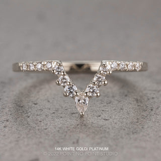 Emmy Wedding Ring, 15 Diamond