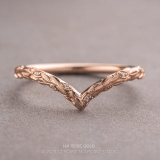Pixie Wedding Ring, 8 Diamond