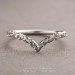 Pixie Wedding Ring, 8 Diamond