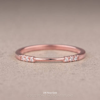 Harper Wedding Ring Cuff, 6 Diamond