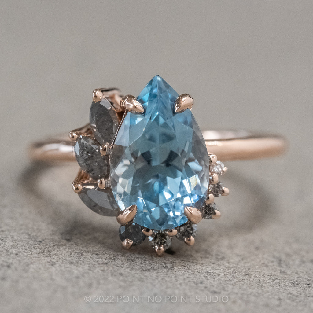 Custom Willow Engagement Ring – Point No Point Studio