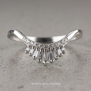 Mabel Wedding Ring, 20 Diamond