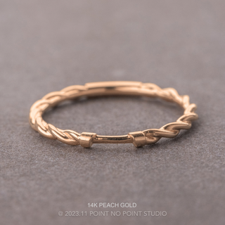 Harper Wedding Ring Cuff, Twisted Band