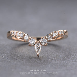 Raelynn Wedding Ring, 13 Diamond