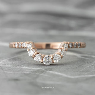 Gwen Wedding Ring, 13 Diamond