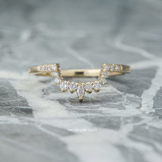Emma Wedding Ring, 15 Diamond
