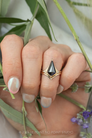 black diamond ring