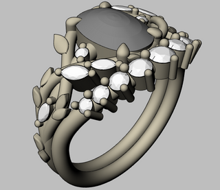 Custom 9 Diamond Eliza Wedding Ring for Dustin Droege 7.1.26 - NT