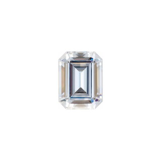 Step Cut Emerald Moissanite (multiple sizes)