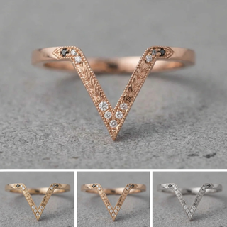 Valeria Wedding Ring, 11 Ombre Diamond
