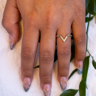 Unique Salt & Pepper Wedding Rings for Her